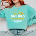 Proud Big Bro Of a College Graduate Graduation Grad Comfort Colors Sweatshirt Chalky Mint