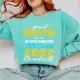 Proud Bonus Dad Of 5th Grade Graduate 2022 Family Graduation Comfort Colors Sweatshirt Chalky Mint