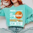 Proud Boyfriend Of A 2025 Senior Graduation Basketball Comfort Colors Sweatshirt Chalky Mint