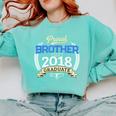 Proud Brother Of 2018 Graduate Shirt Graduation Grad Comfort Colors Sweatshirt Chalky Mint