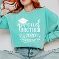 Proud Brother Of a 2020 Graduate Graduation Class Comfort Colors Sweatshirt Chalky Mint