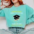 Proud Brother The Class Of 2018 Graduate Graduation T Shirt Comfort Colors Sweatshirt Chalky Mint