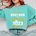 Proud Brother Of a Class Of 2023 Graduate Senior Graduation Comfort Colors Sweatshirt Chalky Mint