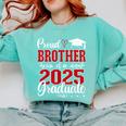 Proud Brother Of A Class Of 2025 Graduate Senior Graduation Comfort Colors Sweatshirt Chalky Mint