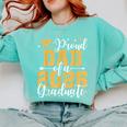 Proud Dad Of A 2026 Graduate Senior Graduation Class Of 2026 Comfort Colors Sweatshirt Chalky Mint