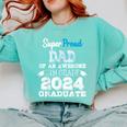 Proud DAD Of A 5th Grade Graduate 2024 Elementary Graduation Comfort Colors Sweatshirt Chalky Mint