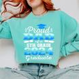 Proud Dad Of 5th Grade Graduate 2024 Elementary Graduation Comfort Colors Sweatshirt Chalky Mint