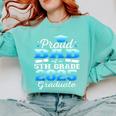 Proud Dad Of 5th Grade Graduate 2025 Elementary Graduation Comfort Colors Sweatshirt Chalky Mint