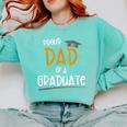 Proud Dad Of A Class Of 2021 Graduate Graduation Comfort Colors Sweatshirt Chalky Mint