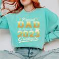 Proud Dad Of a Class Of 2023 Graduate Senior Graduation Comfort Colors Sweatshirt Chalky Mint