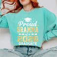 Proud Gramma Of A 2026 Graduate Class Of Graduation Comfort Colors Sweatshirt Chalky Mint