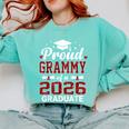 Proud Grammy Of A 2026 Graduate Class Of Graduation Comfort Colors Sweatshirt Chalky Mint