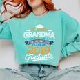 Proud Grandma Of A 2018 Graduate Shirt Graduation Grad Class Comfort Colors Sweatshirt Chalky Mint