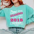 Proud Grandma Of a 2018 Senior Tshirt Graduation Comfort Colors Sweatshirt Chalky Mint