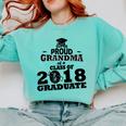 Proud Grandma Of A Class Of 2018 Tee Graduate Graduation Z1 Comfort Colors Sweatshirt Chalky Mint