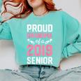 Proud Grandma Of A Class 2019 Senior T Shirt Graduation Comfort Colors Sweatshirt Chalky Mint