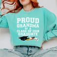 Proud Grandma Graduation Class Of 2018 Graduate Comfort Colors Sweatshirt Chalky Mint