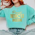 Proud HBCU Mom Graduation College Comfort Colors Sweatshirt Chalky Mint