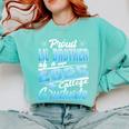 Proud Lil Brother Of 2025 Graduate College Shirt Graduation Comfort Colors Sweatshirt Chalky Mint