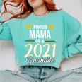 Proud Mama Of A 2021 Graduate Graduation Clothes MBA PhD Comfort Colors Sweatshirt Chalky Mint