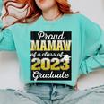 Proud Mamaw Of 2023 Graduate Class 2023 Graduation Family Comfort Colors Sweatshirt Chalky Mint