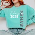 Proud Memaw Of A Class Of 2026 Graduate Senior 26 Graduation Comfort Colors Sweatshirt Chalky Mint