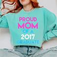 Proud Mom Of A 2017 Graduate Graduation Tee T-Shirt Comfort Colors Sweatshirt Chalky Mint
