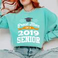 Proud Mom Of A 2019 Senior Graduation Class Outfit T-Shirt Comfort Colors Sweatshirt Chalky Mint