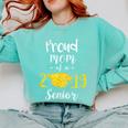 Proud Mom Of a 2019 Senior Graduation T Shirt Comfort Colors Sweatshirt Chalky Mint