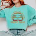 Proud Mom Of a 2023 Graduate Mother Senior Graduation Comfort Colors Sweatshirt Chalky Mint