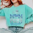 Proud Mom Of a 2025 Graduate For Class Of 2025 Graduation Comfort Colors Sweatshirt Chalky Mint