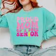 Proud Mom Of a 2025 Graduate Class Senior Graduation Mother Comfort Colors Sweatshirt Chalky Mint