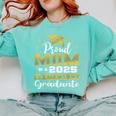 Proud Mom Of 5th Grade Graduate 2025 Elementary Graduation Comfort Colors Sweatshirt Chalky Mint