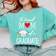Proud Mom Of A High School Graduation Senior Mom Shirt Comfort Colors Sweatshirt Chalky Mint