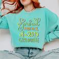 Proud Mother Of a 2019 Graduate Graduation T-Shirt Comfort Colors Sweatshirt Chalky Mint