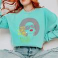 Proud Queen College Graduation Comfort Colors Sweatshirt Chalky Mint