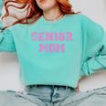 Proud Senior Mom 2018 High School Graduation Shirt Mom Tee Comfort Colors Sweatshirt Chalky Mint