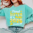 Proud Sister Of A 2026 Graduate Senior Class Graduation Comfort Colors Sweatshirt Chalky Mint