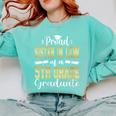 Proud Sister In Law Of 5th Grade Graduate 2023 Graduation Comfort Colors Sweatshirt Chalky Mint