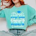 Proud Step Dad Of Kindergarten Graduate 2024 Graduation Step Comfort Colors Sweatshirt Chalky Mint