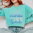 Proud Stepdad Of Senior 2026 Class Of 2026 Graduation Comfort Colors Sweatshirt Chalky Mint