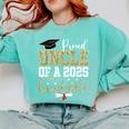 Proud Uncle Of A 2025 Graduate Uncle Graduation 2025 Comfort Colors Sweatshirt Chalky Mint