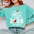 Proud Uncle Of A 2026 Senior Football Graduation Comfort Colors Sweatshirt Chalky Mint