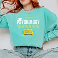 Psychology Degree Graduation Senior Celebration Grad Party Comfort Colors Sweatshirt Chalky Mint