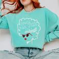 Queen PhD Doctorate Degree Graduation EdD PsyD Premium Tri-Blend Comfort Colors Sweatshirt Chalky Mint