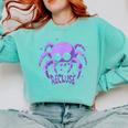 Recluse Pastel Goth Spider Shy Introvert Creepy Cute Kawaii Comfort Colors Sweatshirt Chalky Mint Recluse Pastel Goth Spider Shy Introvert Creepy Cute Kawaii Comfort Colors Sweatshirt Chalky Mint
