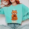 Red Panda Introvert For Red Pandas Fan Comfort Colors Sweatshirt Chalky Mint Red Panda Introvert For Red Pandas Fan Comfort Colors Sweatshirt Chalky Mint