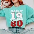 Reunion 1980 Class Of 1980 Reunion 80 Graduation 1980 Comfort Colors Sweatshirt Chalky Mint