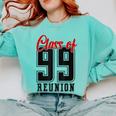 Reunion 1999 Matching Graduation High School Class Of 1999 Comfort Colors Sweatshirt Chalky Mint