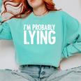Sarcasm Humor Sassy Quote For Introvert People Comfort Colors Sweatshirt Chalky Mint Sarcasm Humor Sassy Quote For Introvert People Comfort Colors Sweatshirt Chalky Mint